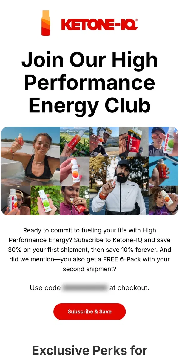 Email from Ketone-IQ. Are You a High Performer?