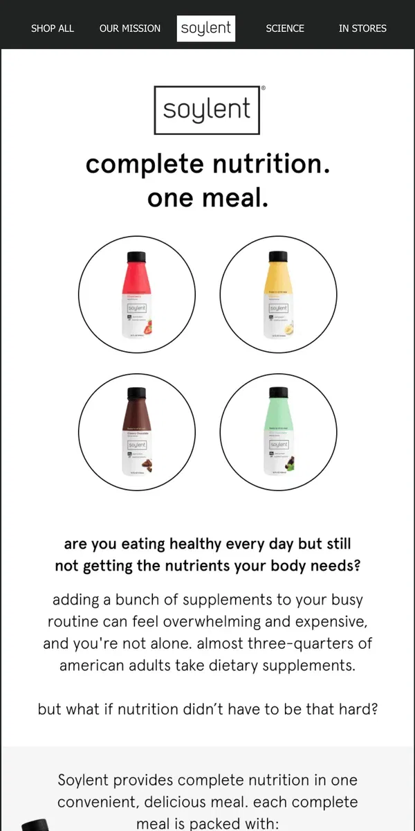 Email from Soylent. the reviews are in!