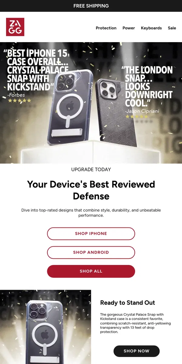 Email from ZAGG. Discover the Top-Rated iPhone Accessory Everyone Loves!