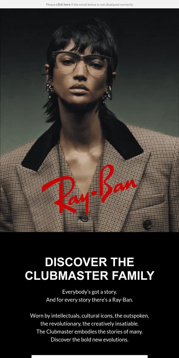 Email from Ray-Ban. Ray-Ban Icons | the Mega Evolution