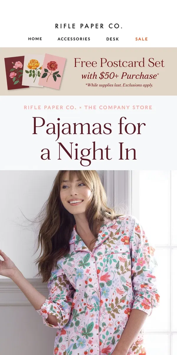 Email from Rifle Paper Co.. Pajamas You'll Love 💗