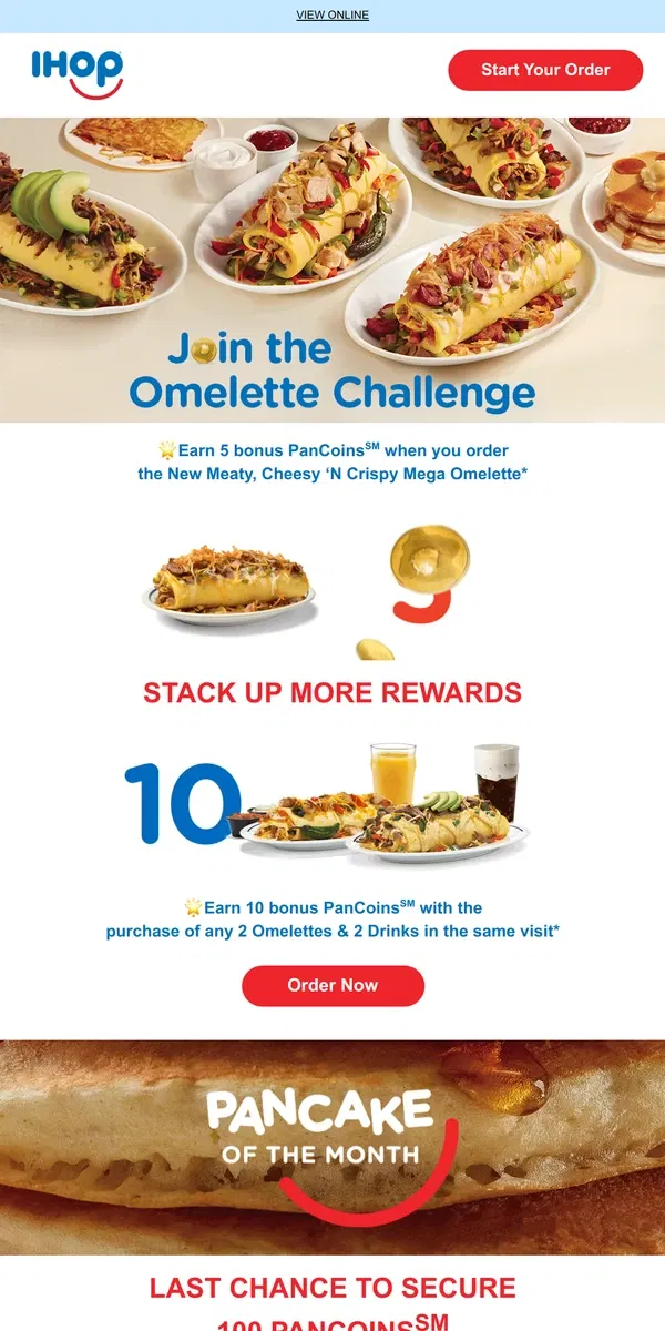 Email from IHOP. 🌟Ending Soon: Bonus PanCoinsSM