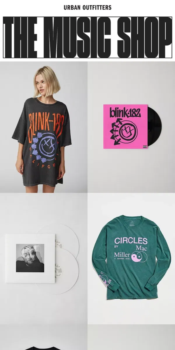 Email from Urban Outfitters. Music Shop faves 🎶  + 40% OFF ENDS TODAY