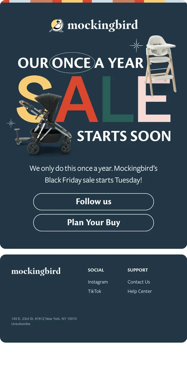 Email from Mockingbird. ⏰The Countdown Is On ⏰