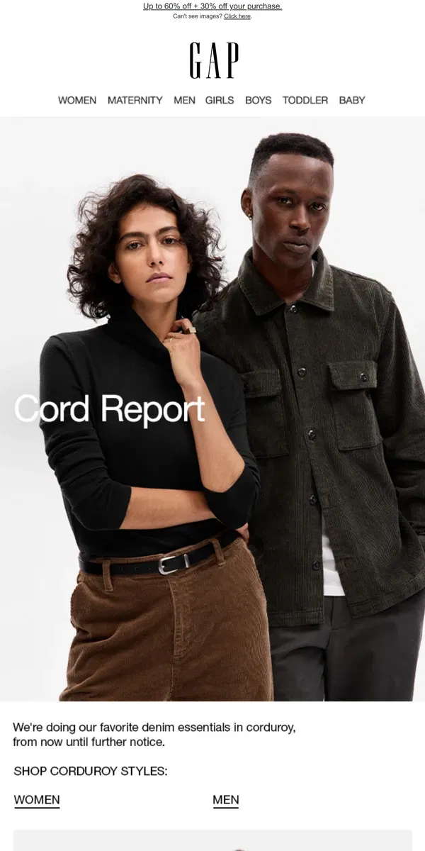 Email from GAP. Once a classic, always a classic