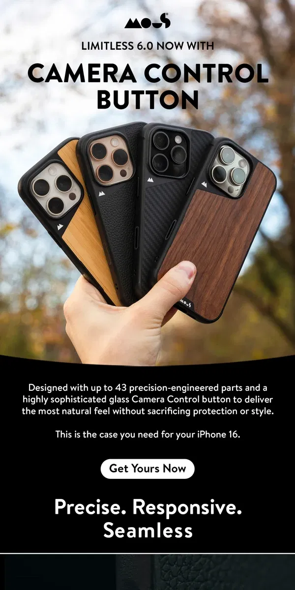 Email from Mous. The iPhone case you’ve been waiting for