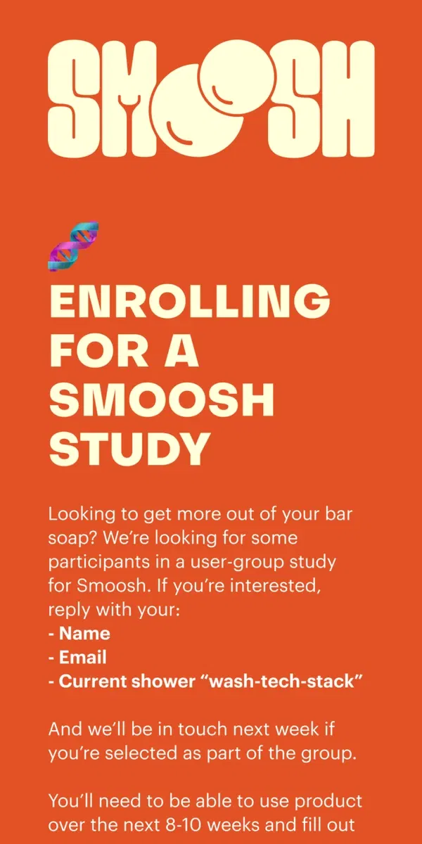 Email from Smoosh. Want a free Smoosh?