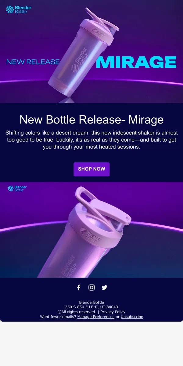 Email from BlenderBottle. 🏜️Is That a Mirage?