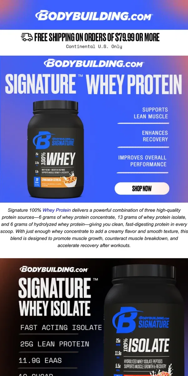 Email from Bodybuilding.com. 🤝 Ready to Find Your Perfect Protein? Whey, Whey Isolate, or Plant-Based—We’ve Got You!