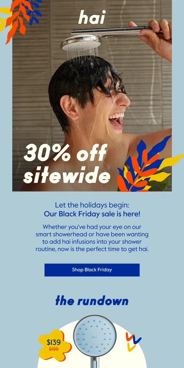 Email from hai. Black Friday starts NOW!