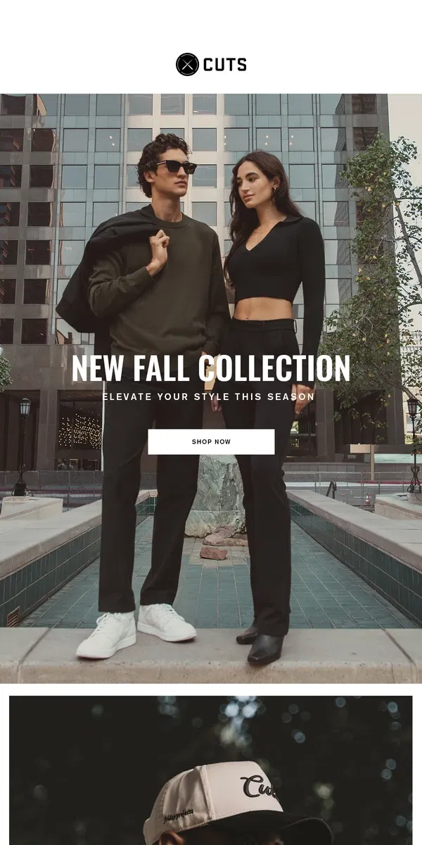 Email from Cuts. NEW: Fall Essentials