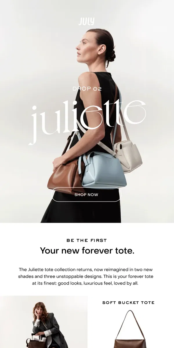 Email from July. Juliette Drop 02 has arrived.