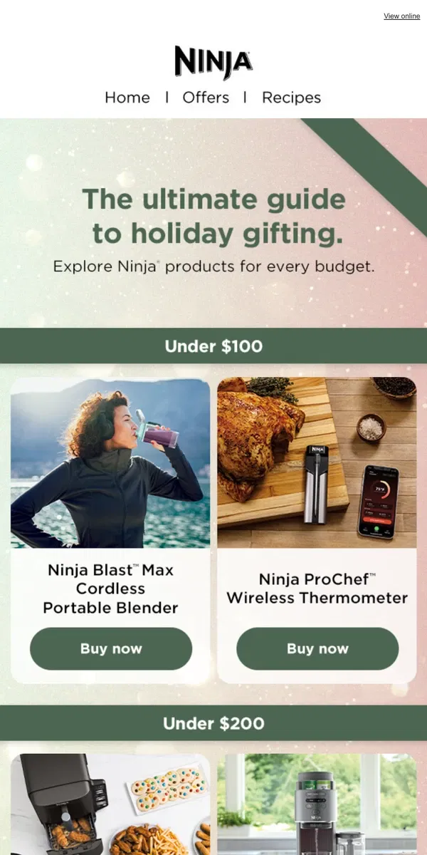 Email from Ninja Kitchen. Secure a gift for everyone on your list. ✅