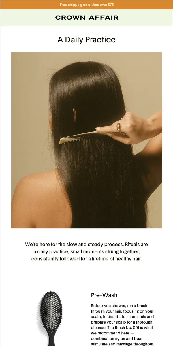 Email from Crowns Affair. Your Strands Will Love This