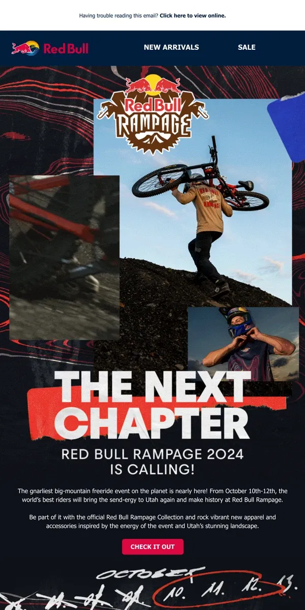 Email from Red Bull. Utah Calling! 🏜️