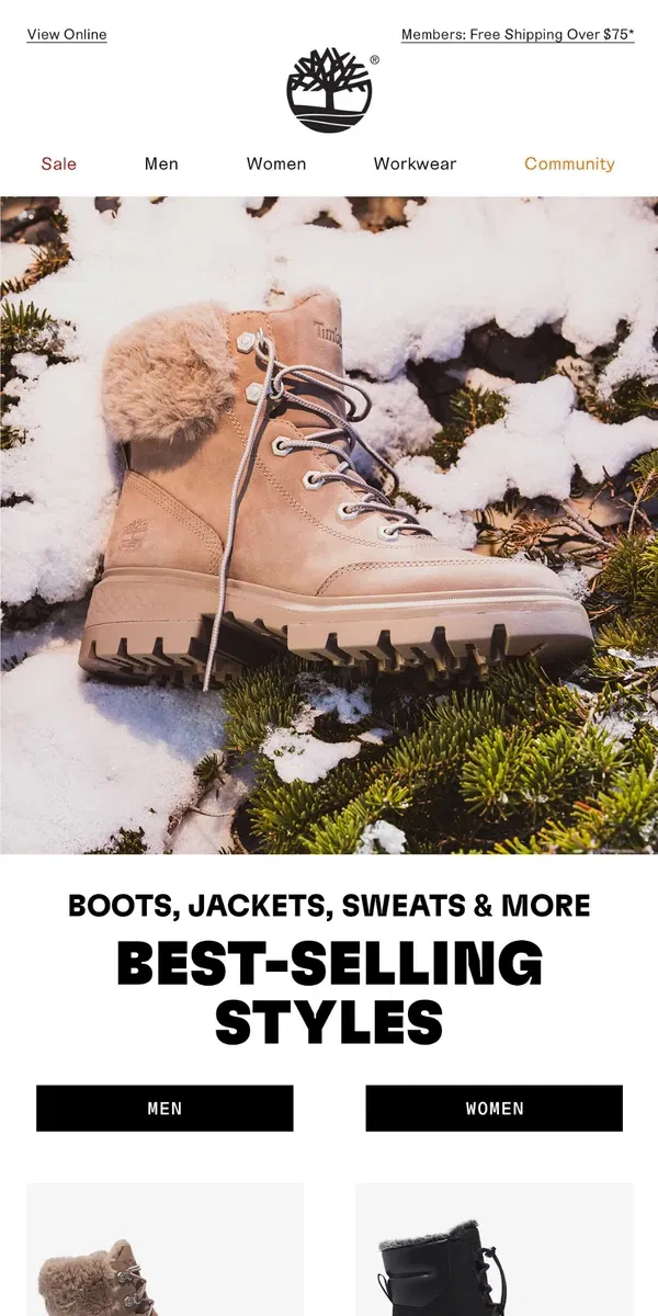 Email from Timberland. Shop Best-Sellers & Winter-Ready Styles.