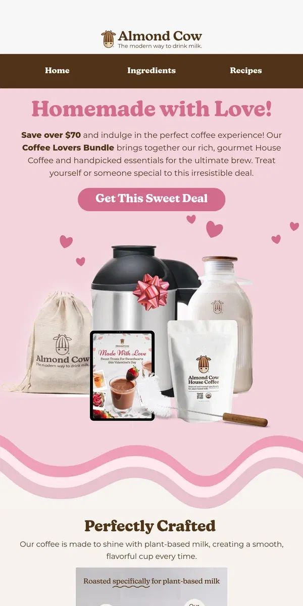 Email from Almond Cow. 😍 New Bundle = Big Savings 😍