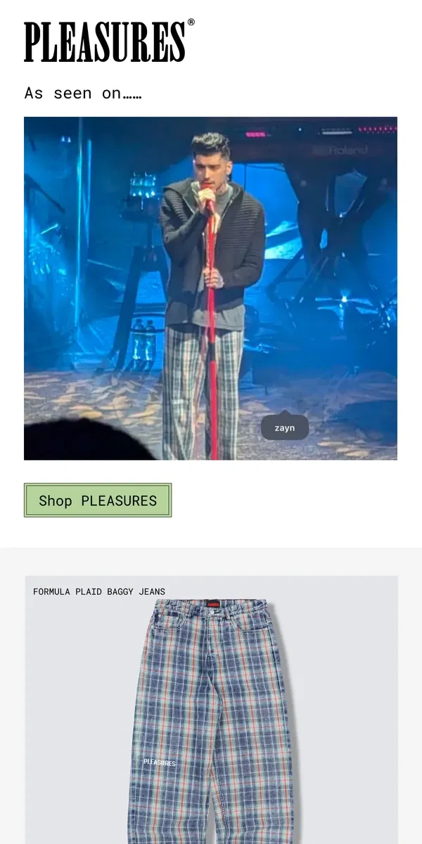 Email from PLEASURES. As Seen On.......