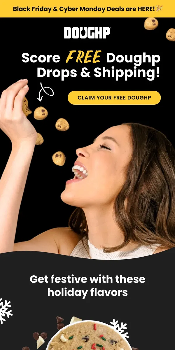 Email from Doughp. Snagged Your FREE Cookies Yet?