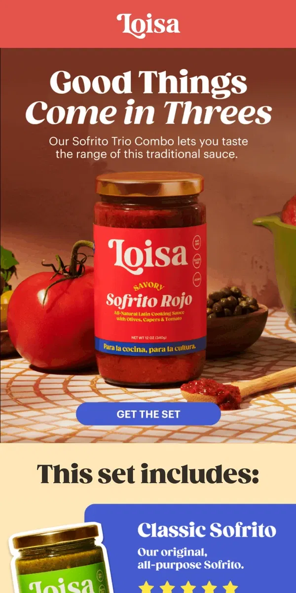 Email from Loisa. When you can’t pick a favorite Sofrito 🤔