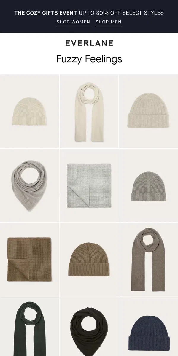 Email from Everlane. Supreme Stocking Stuffers