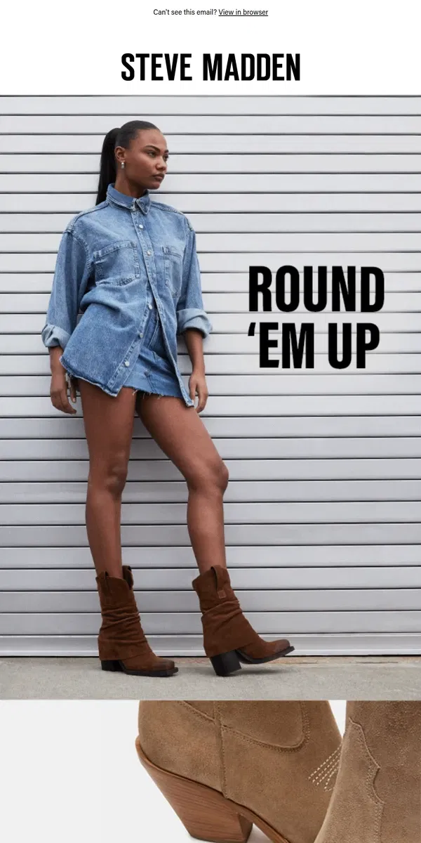 Email from Steve Madden. Queen Bey Is Going Country