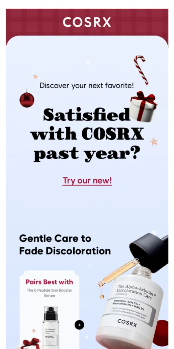 Email from COSRX. Your next favorite is waiting! 😍