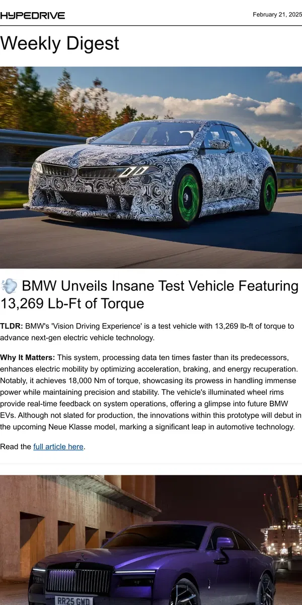 Email from Hypebeast. Why This BMW Prototype Is a Glimpse Into the Future 🔮