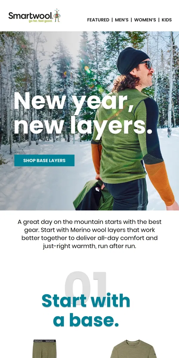 Email from Smartwool. Are you ski season ready?