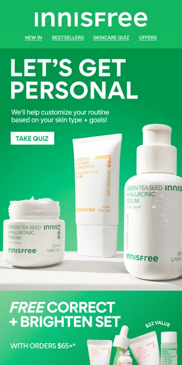 Email from innisfree. Need a Winter Routine Refresh? We’ll Help!