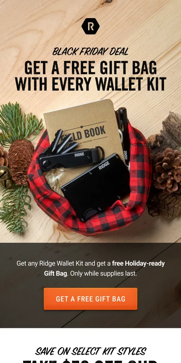 Email from The Ridge. Head’s Up! Black Friday Deal Today