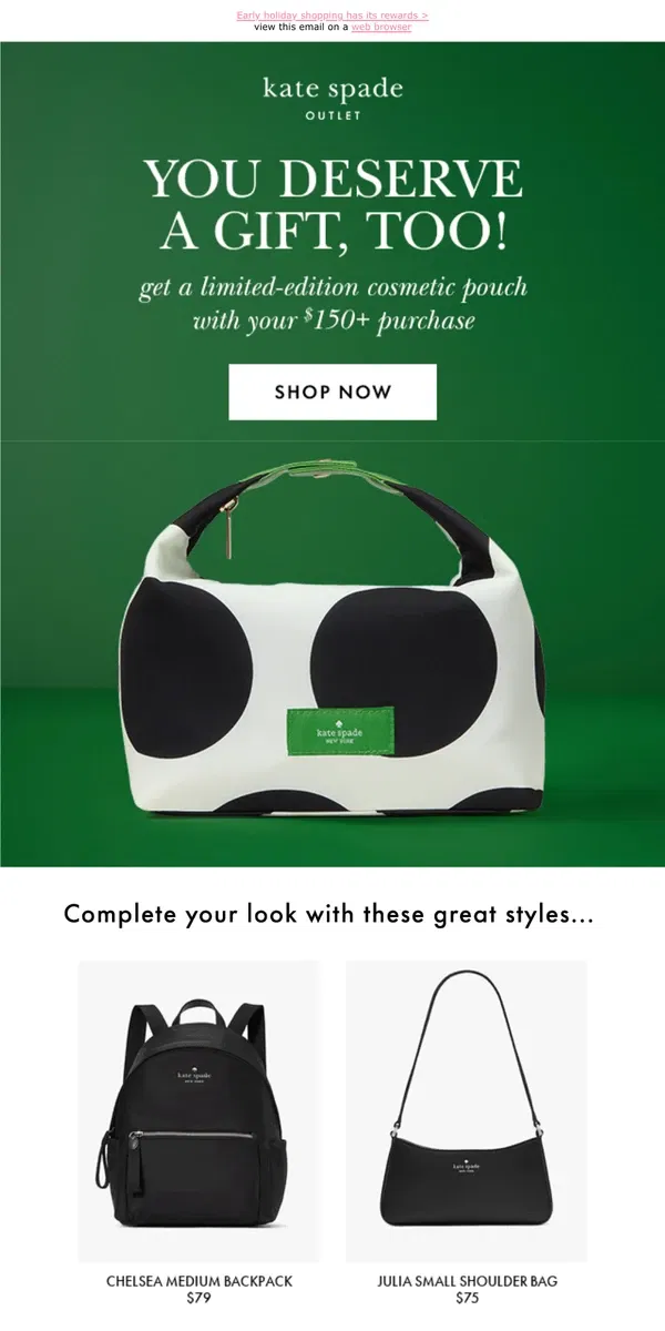 Email from Kate Spade. Your special gift is waiting—don't miss it