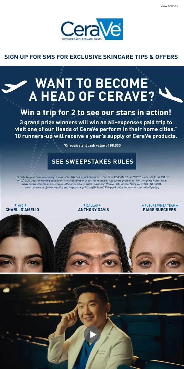 Email from CeraVe. Are YOU the next Head of CeraVe?