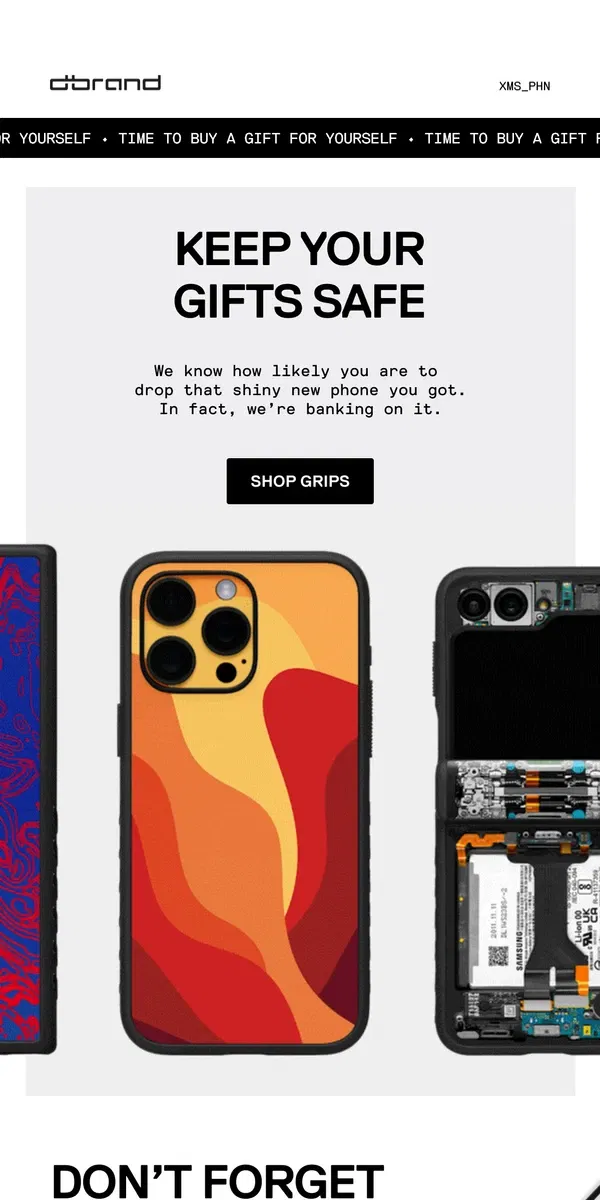 Email from dbrand. Now it's your turn... 🎁