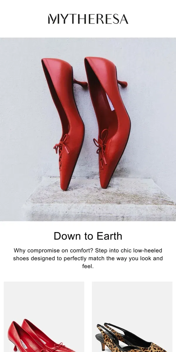 Email from Mytheresa. 👠 Everyday heels from top designers 