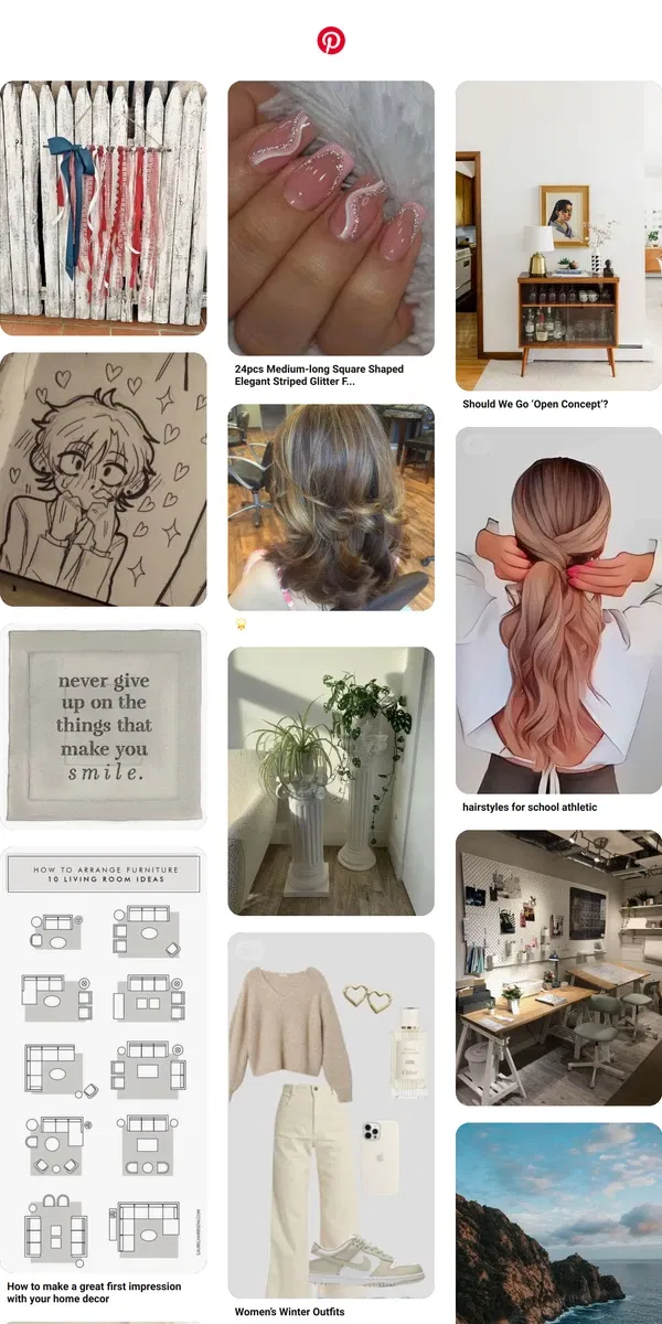 Email from Pinterest. [Name], you have a good eye