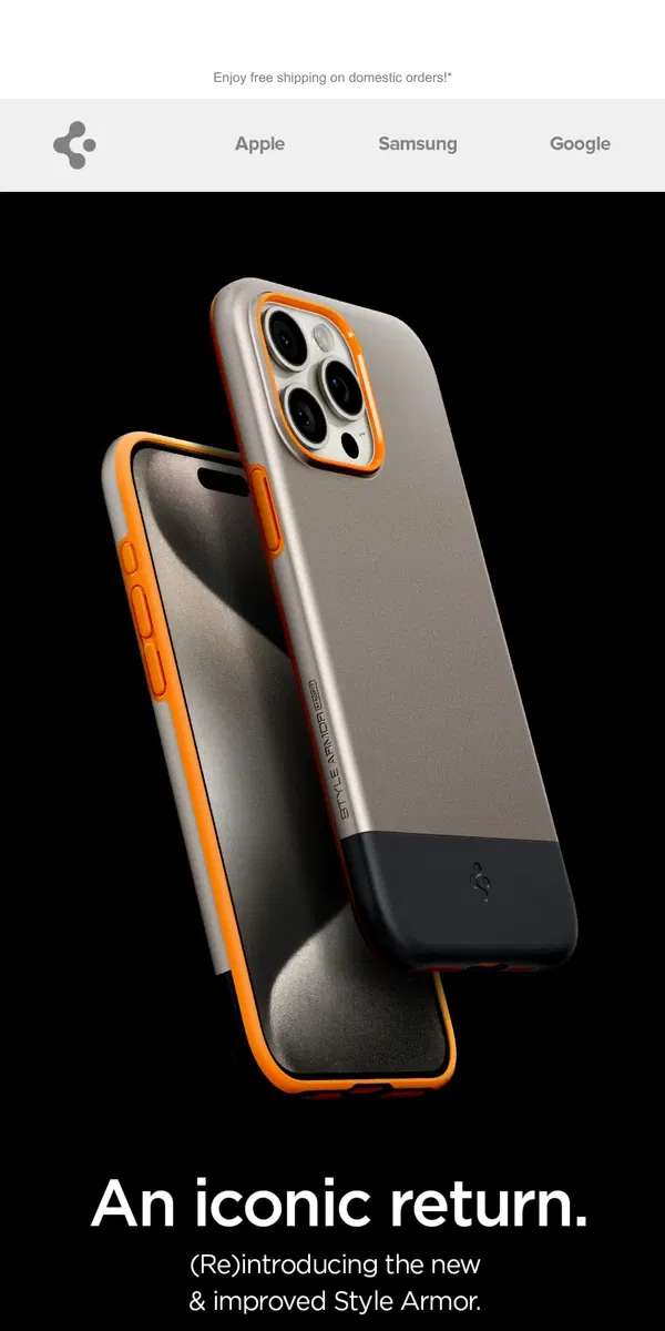 Email from Spigen. We're throwing it back.