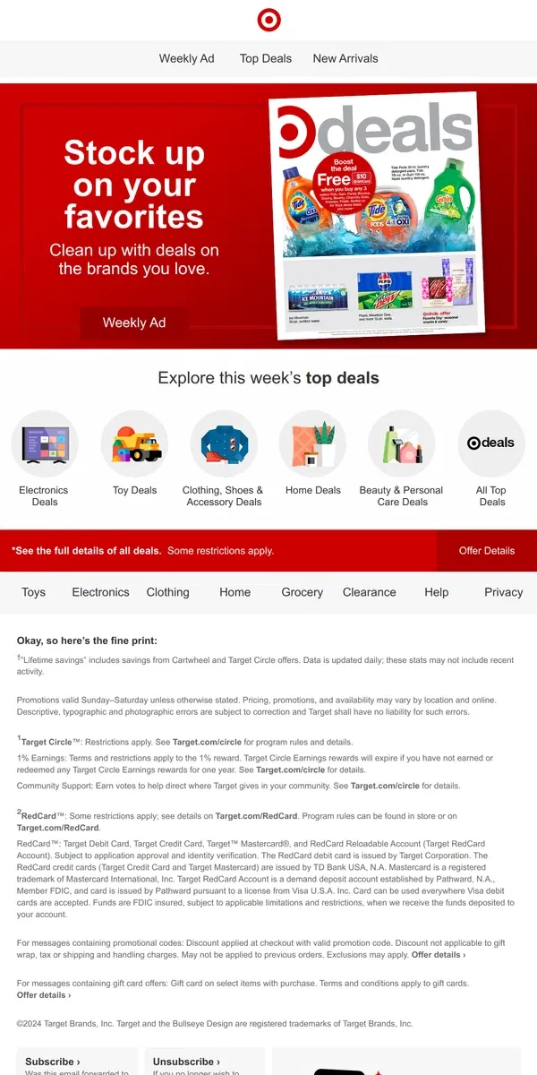 Email from Target. Your new Weekly Ad is here.