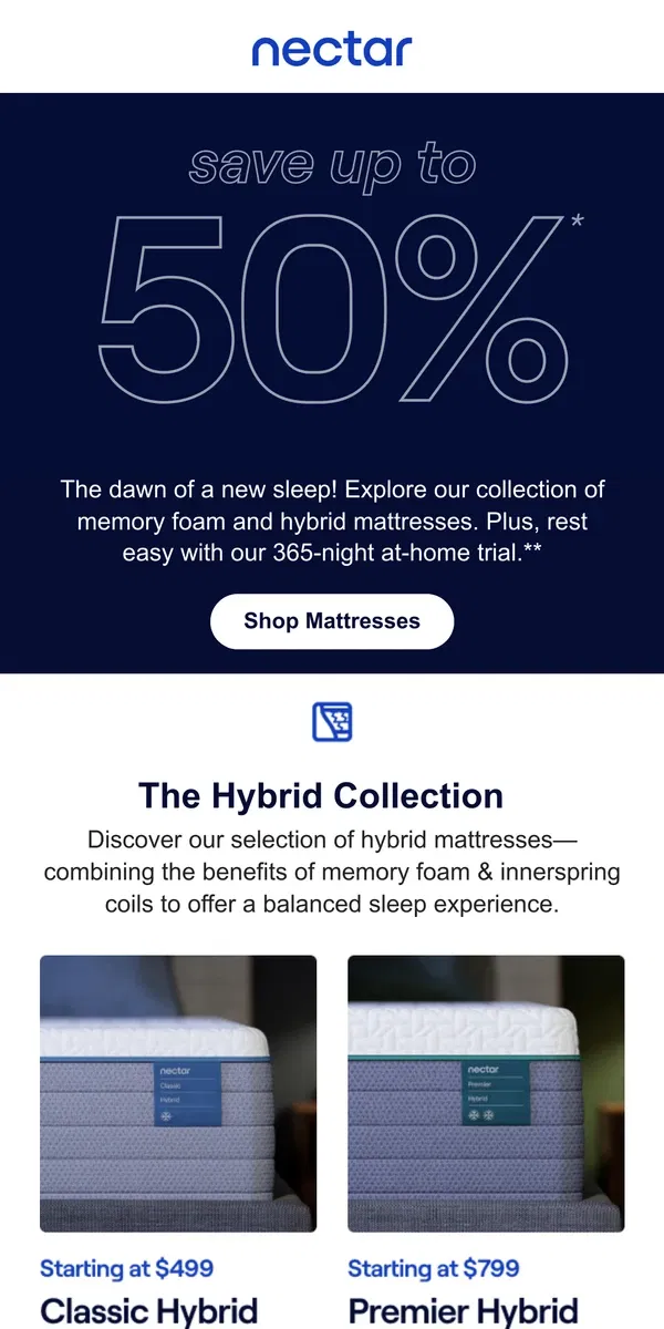 Email from Nectar. What's a hybrid? We've got answers ✅ (+ save up to 50%)