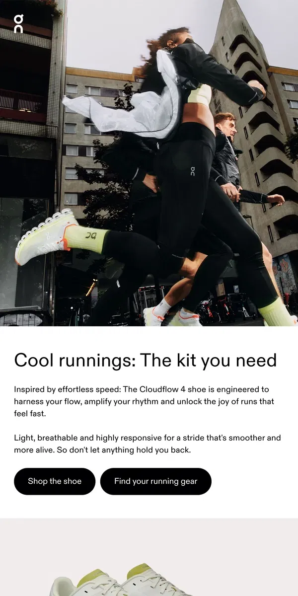 Email from On. ☁️ Run essentials to wear on repeat