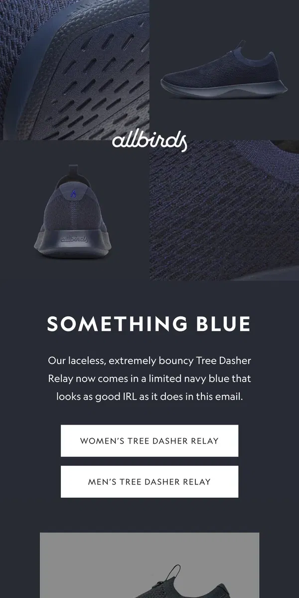 Email from Allbirds. Fresh Hues (But Still Lace Free) 🎨 