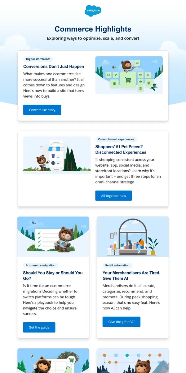 Email from Salesforce. Not all ecommerce sites are created equal.