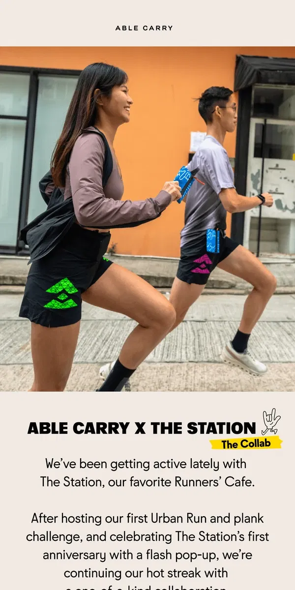 Email from Able Carry. Introducing the Joey Pouch – Station Edition