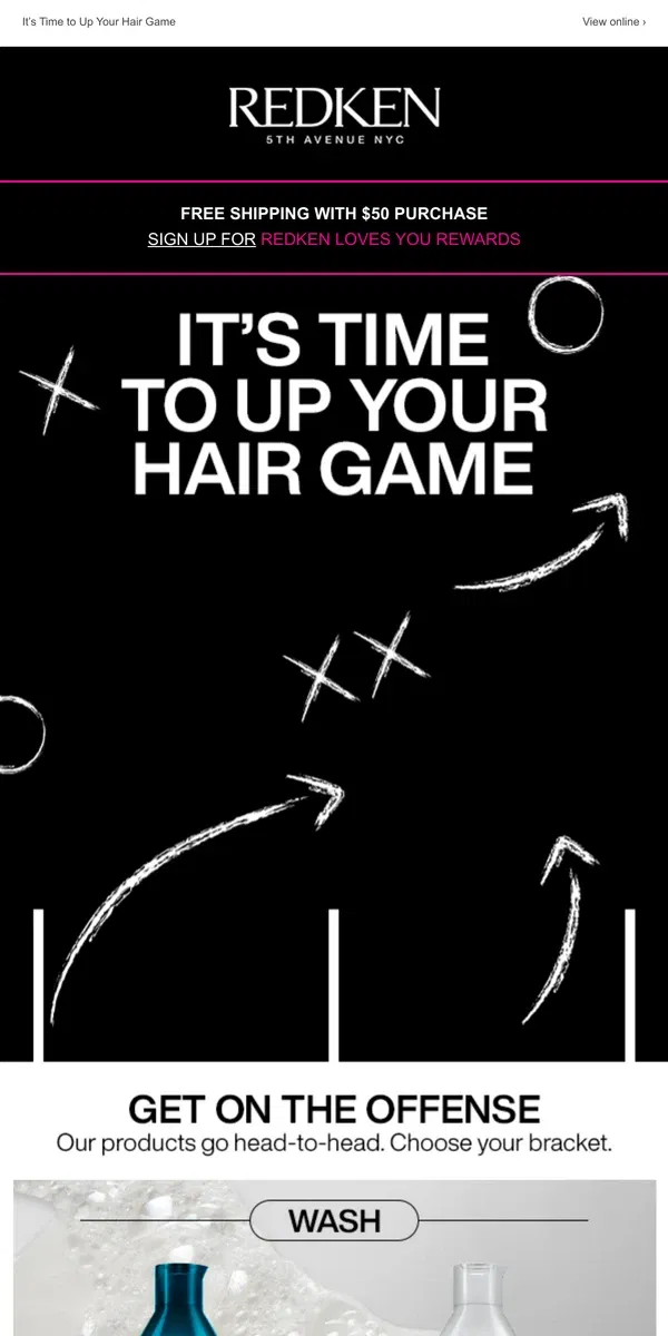 Email from Redken. Find Your New Hair MVP