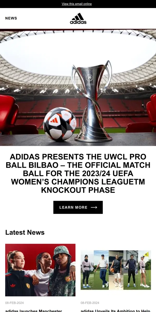 Adidas official page online