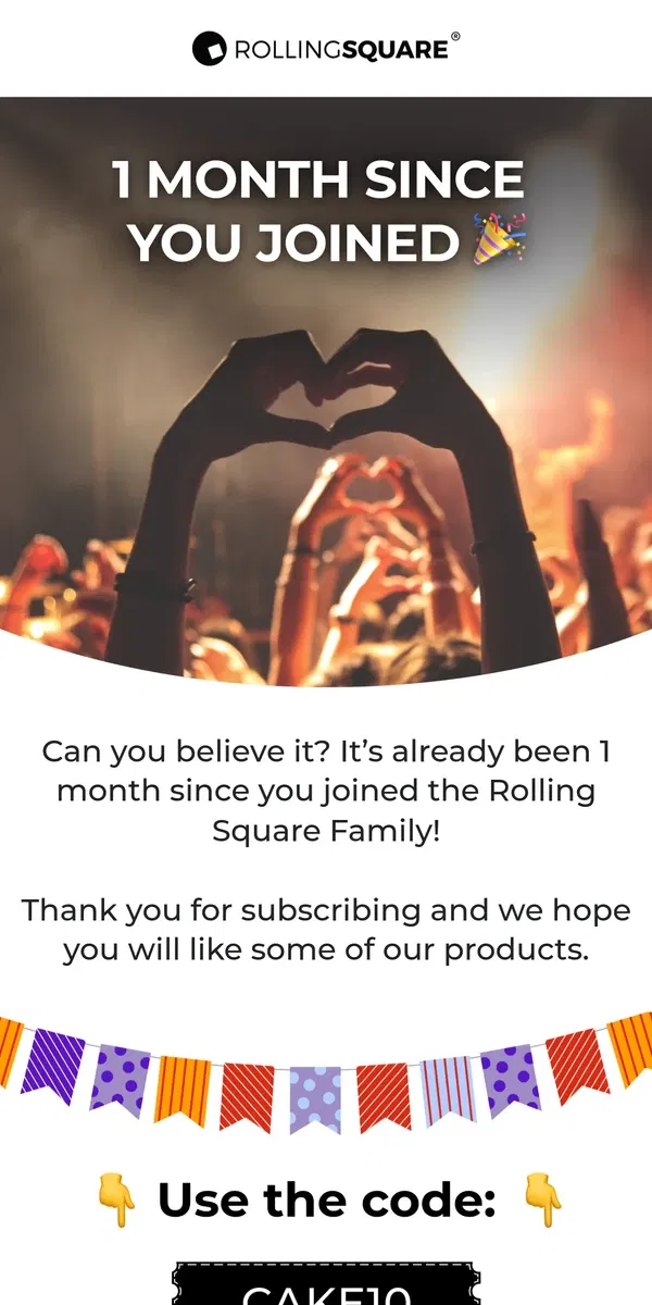 Email from Rolling Square. Would you believe it?