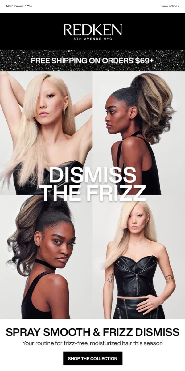 Email from Redken. Fight Frizz for Smooth Hair