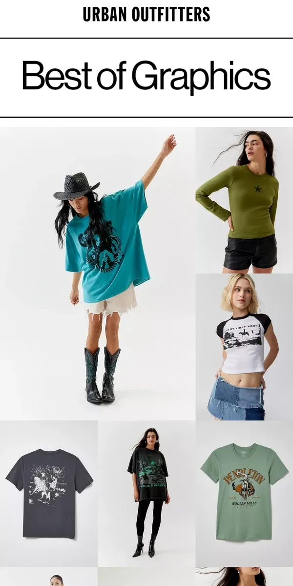 Email from Urban Outfitters. not our first rodeo 🤠