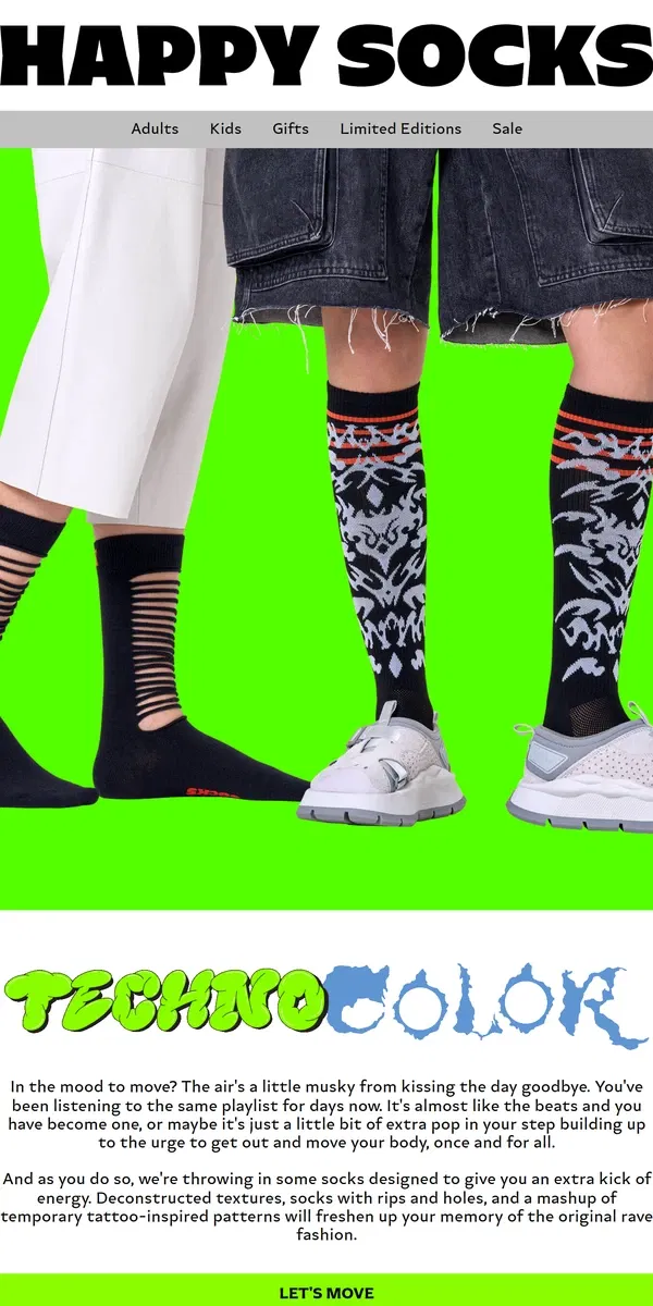 Email from Happy Socks. S/S '24: New Collection