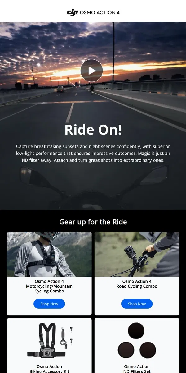 Email from DJI. Ride On!